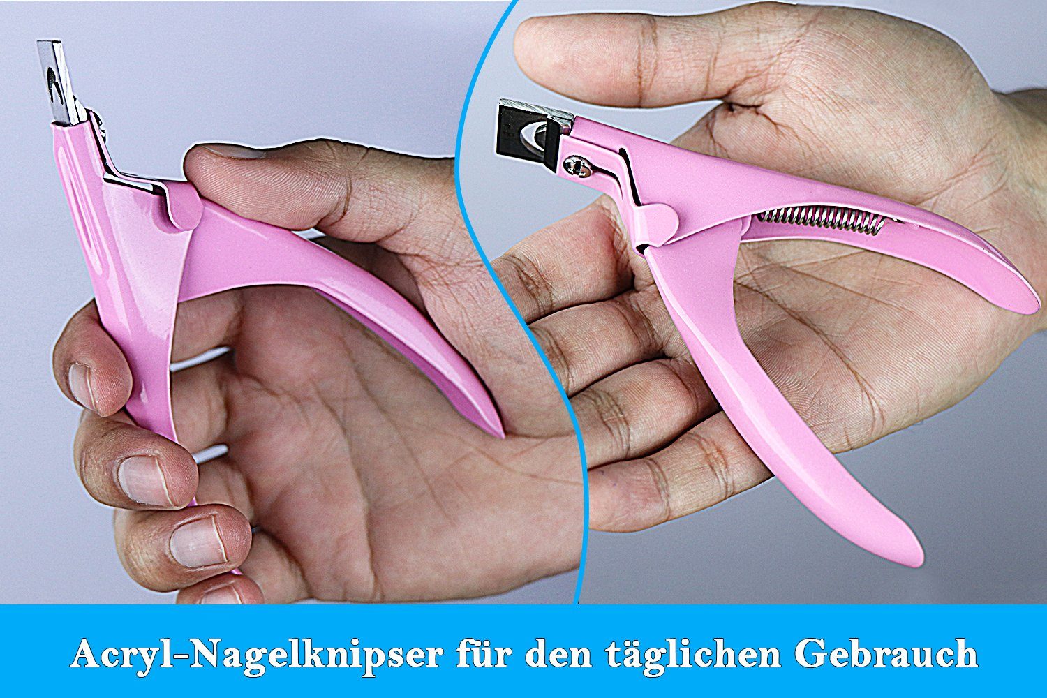 SMI Nagelknipser Nagelknipser knipser acrylnagel kunstnägel, ergonomisches acryl Design Cutter gelnägel Tip
