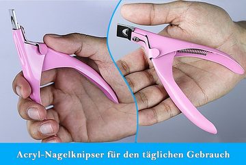 SMI Nagelknipser Nagelknipser acryl Tip Cutter knipser acrylnagel gelnägel kunstnägel, ergonomisches Design