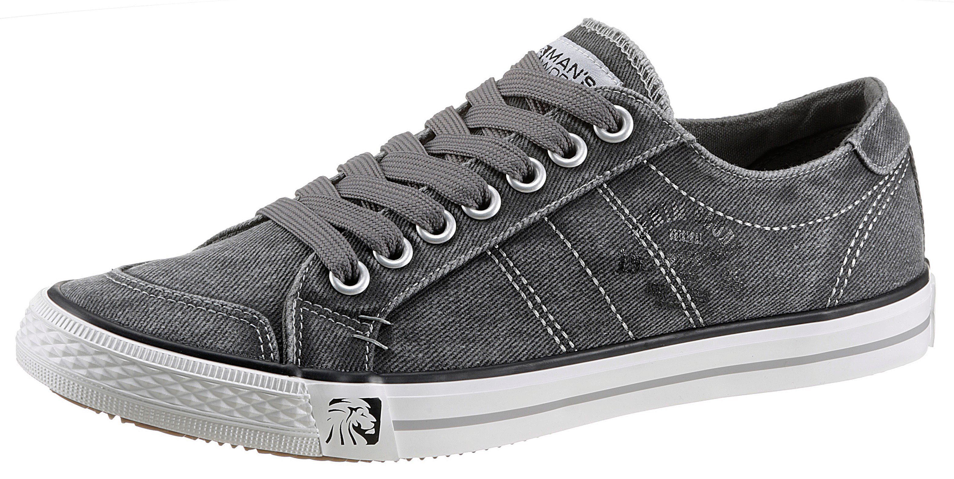 Man's World Sneaker im stylischem Denim-Look