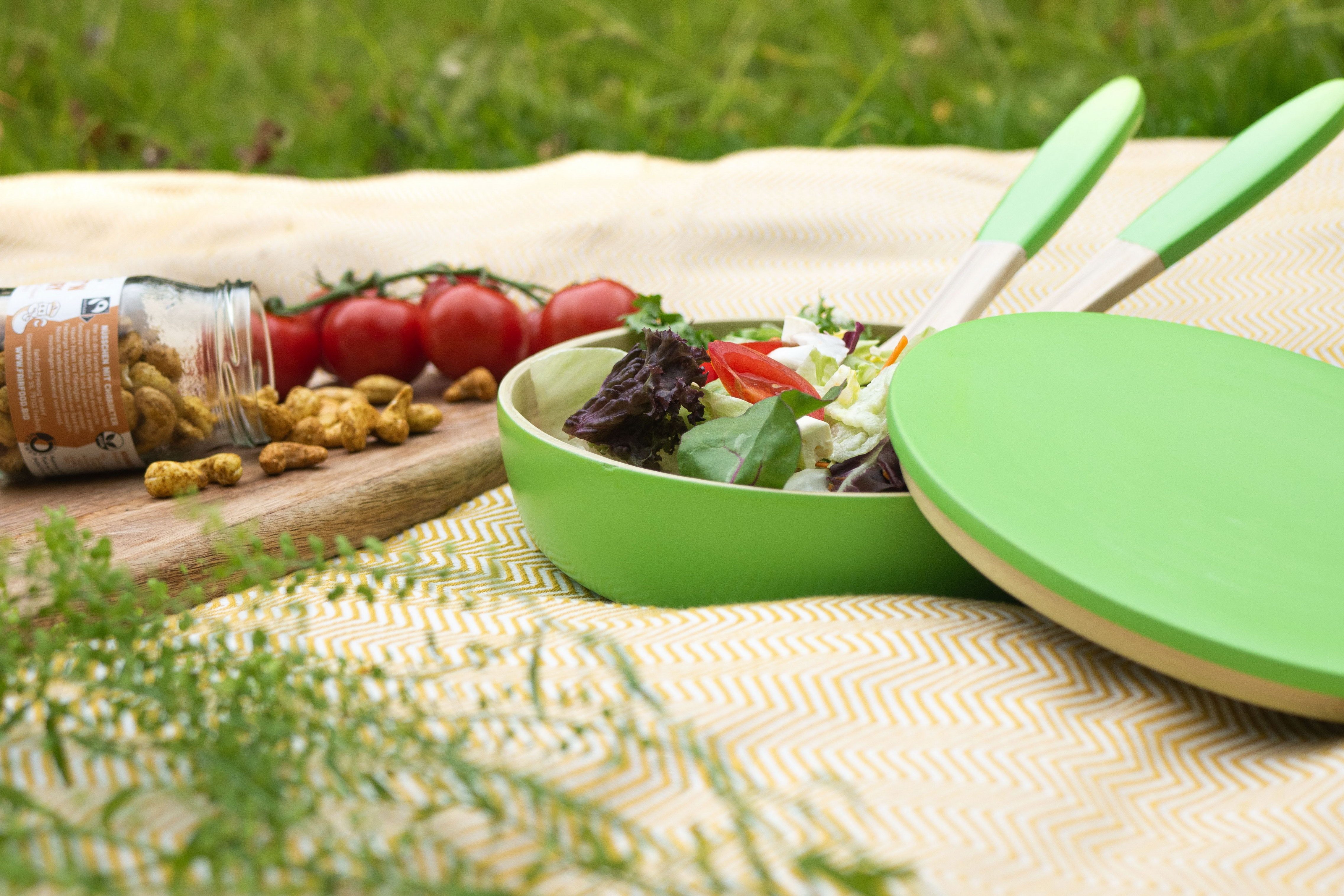 El Puente Salatbesteck Salatbesteck, Handmade, Fair Trade