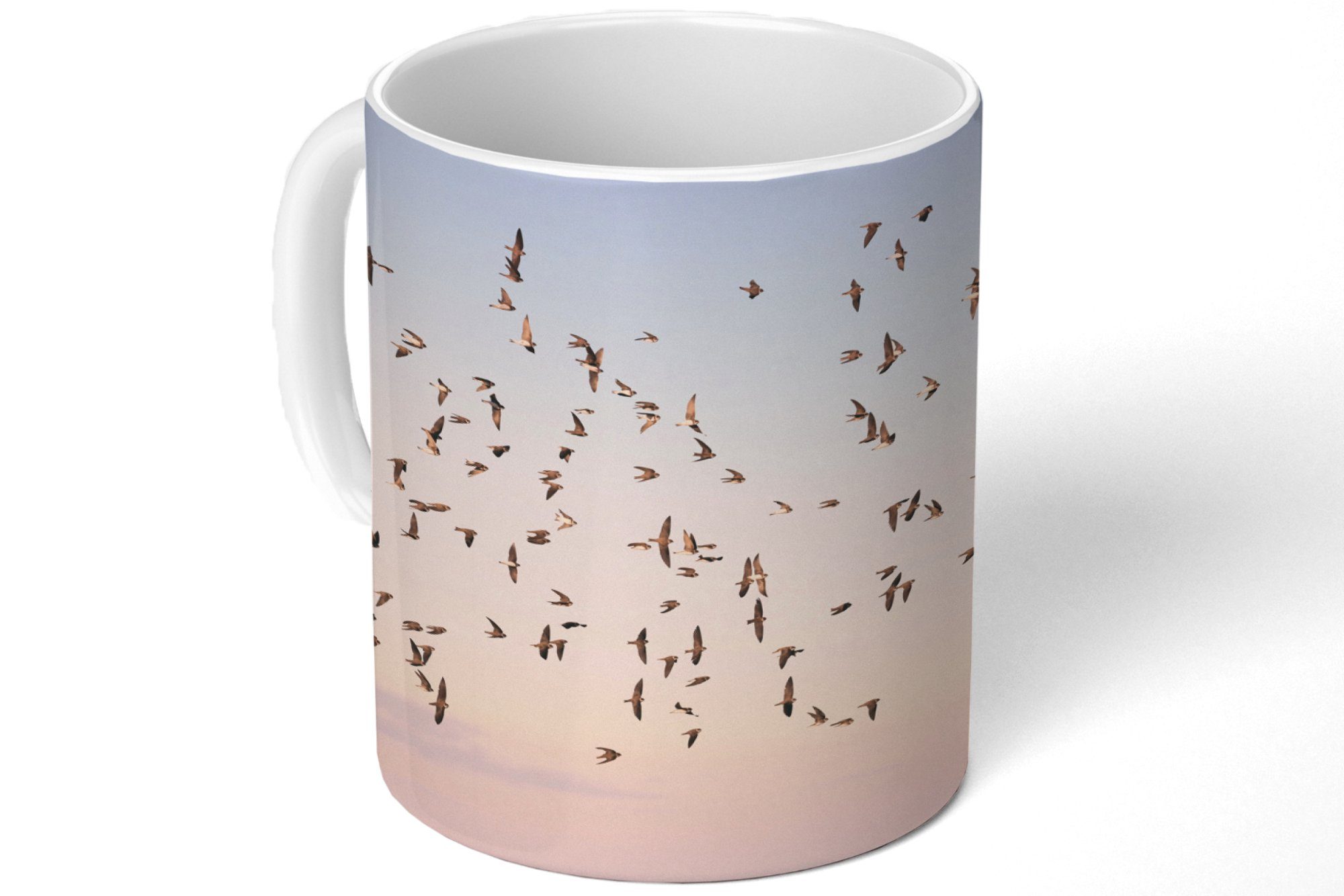 Meer - Kaffeetassen, - Becher, MuchoWow Geschenk Sommer, - Teetasse, Keramik, Himmel - Teetasse, Tasse Vögel Natur