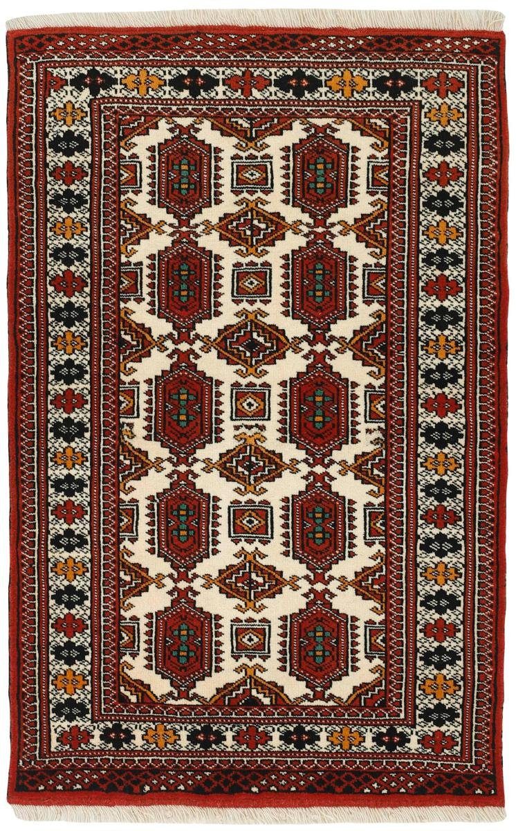 Turkaman Perserteppich, Nain Orientteppich Höhe: 6 82x127 mm Orientteppich rechteckig, Trading, Handgeknüpfter /