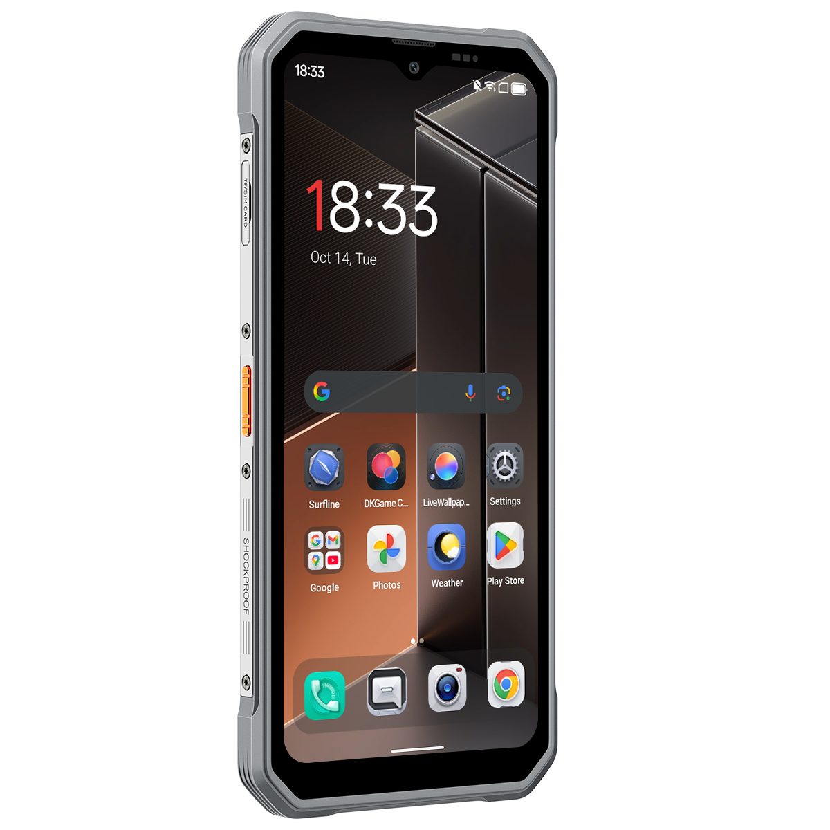 blackview FORT 2 Ultradünnes Android 15 incl. Airbuds 20 Outdoor Smartphone (6.56 Zoll, 256 GB Speicherplatz, DokeOS 5.0, Android 15, 24GB, 16MP, 5W OTG)