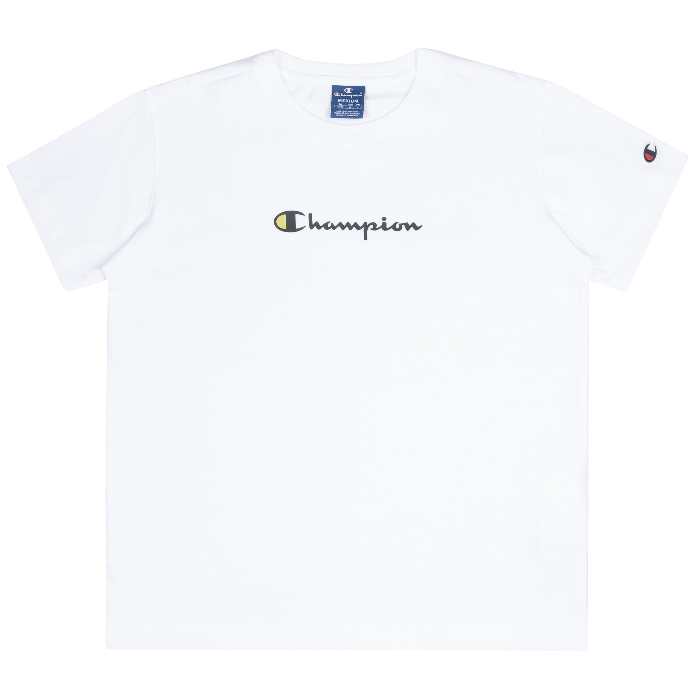 Champion T-Shirt 113599 T-Shirt Damen Champion (wht) Crewneck Adult weiß T-Shirt