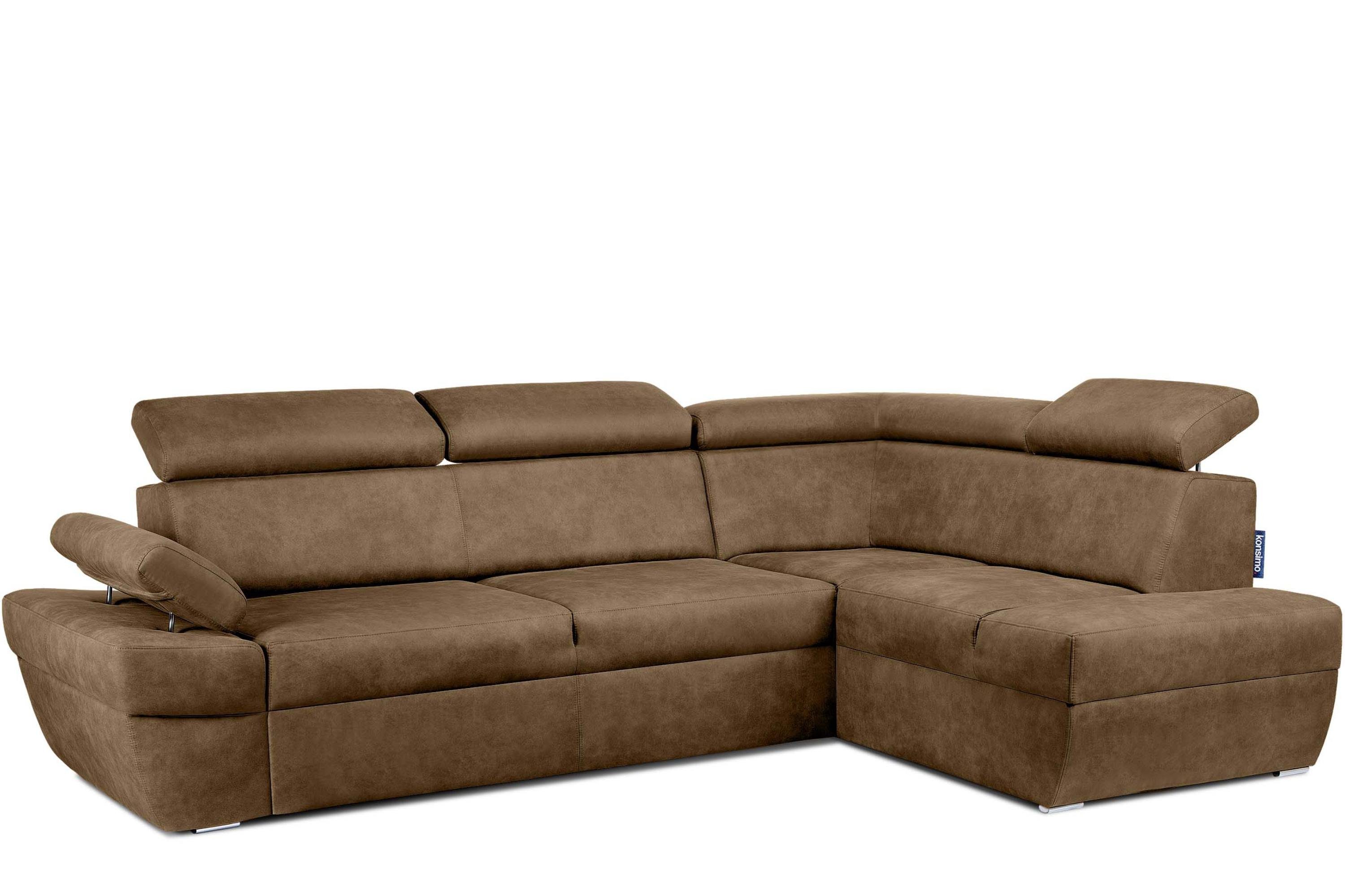 KONSIMO® Ecksofa RATLO Ecksofa, mit Bettfunktion günstig online kaufen