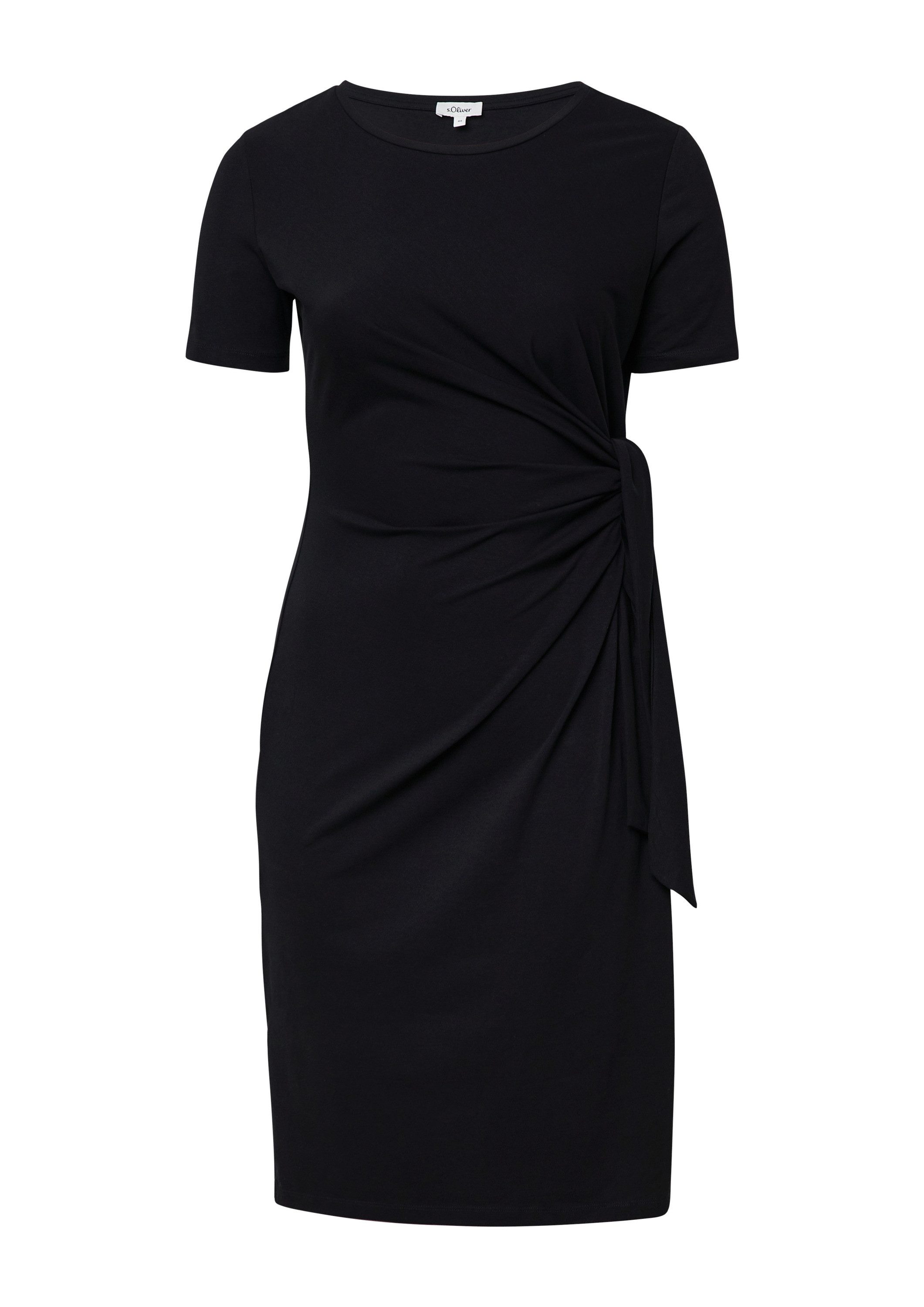 s.Oliver Midikleid Kleid Jersey-Kleid mit Knotendetail günstig online kaufen