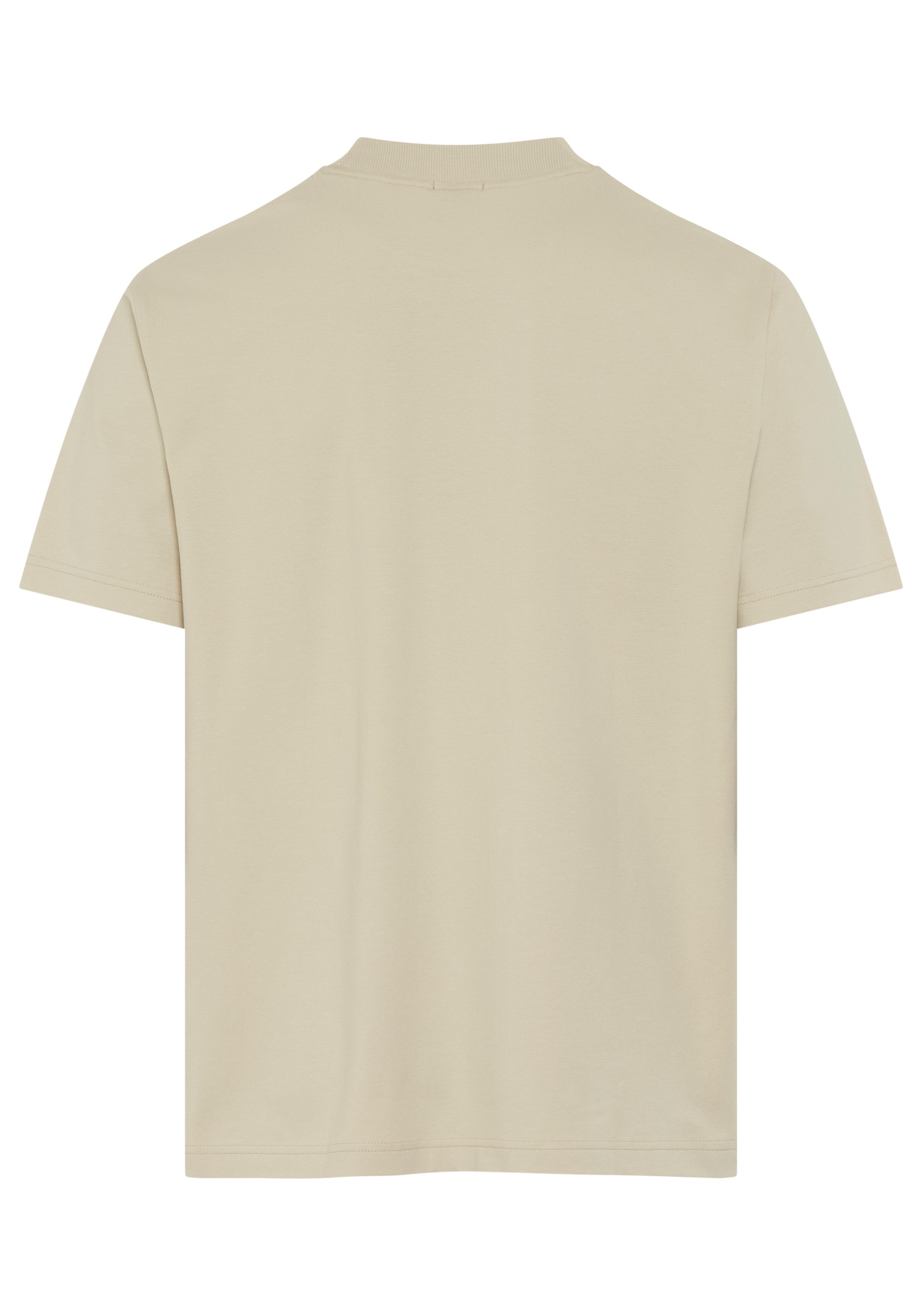 BOSS GREEN T-Shirt Tee Collar Relaxed Fit Stretch Jersey Baumwolle, Logo Centered, Rundhals