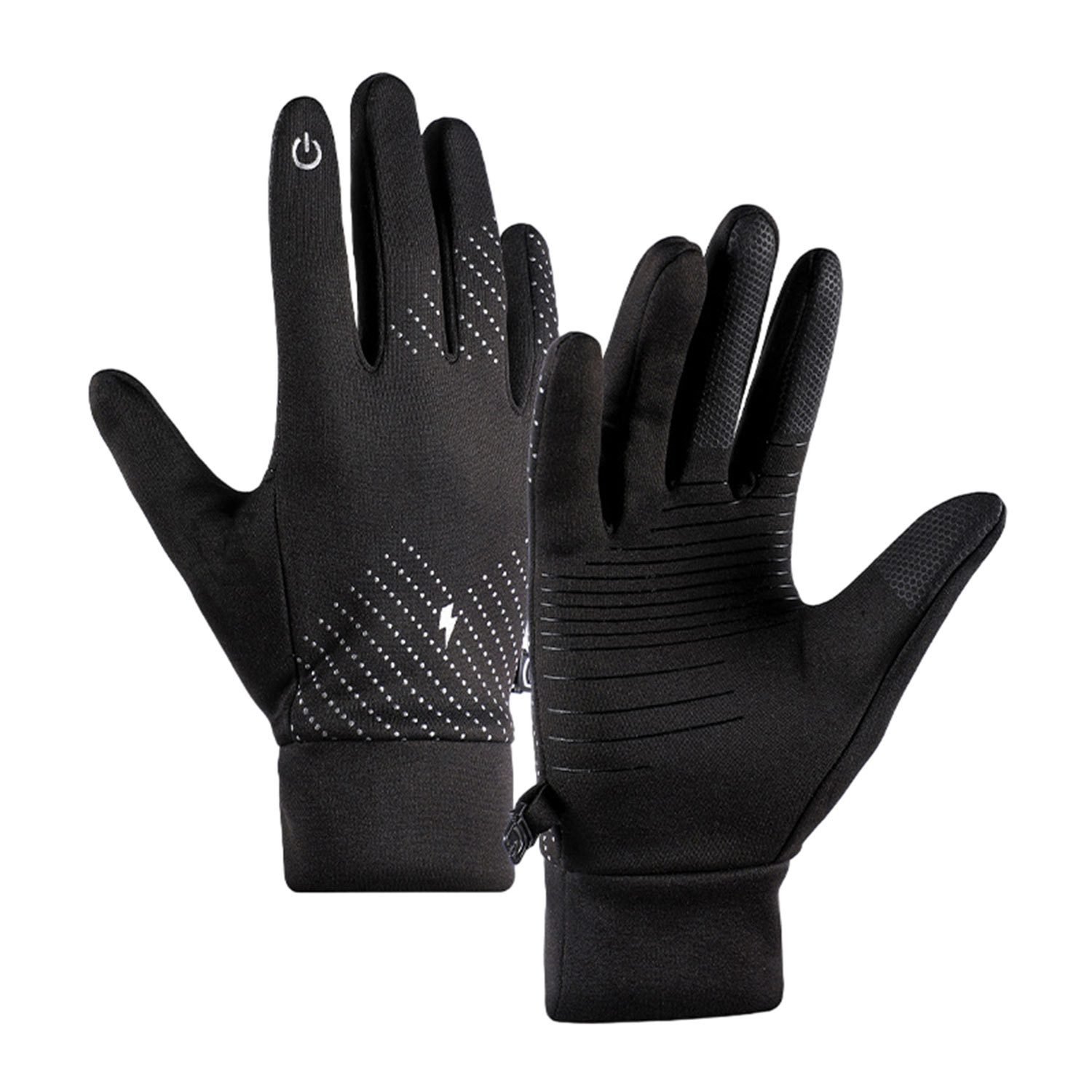 Fahrradhandschuhe Herren Damen Winter Winddicht Touchscreen Handschuhe für Outdoor Sport