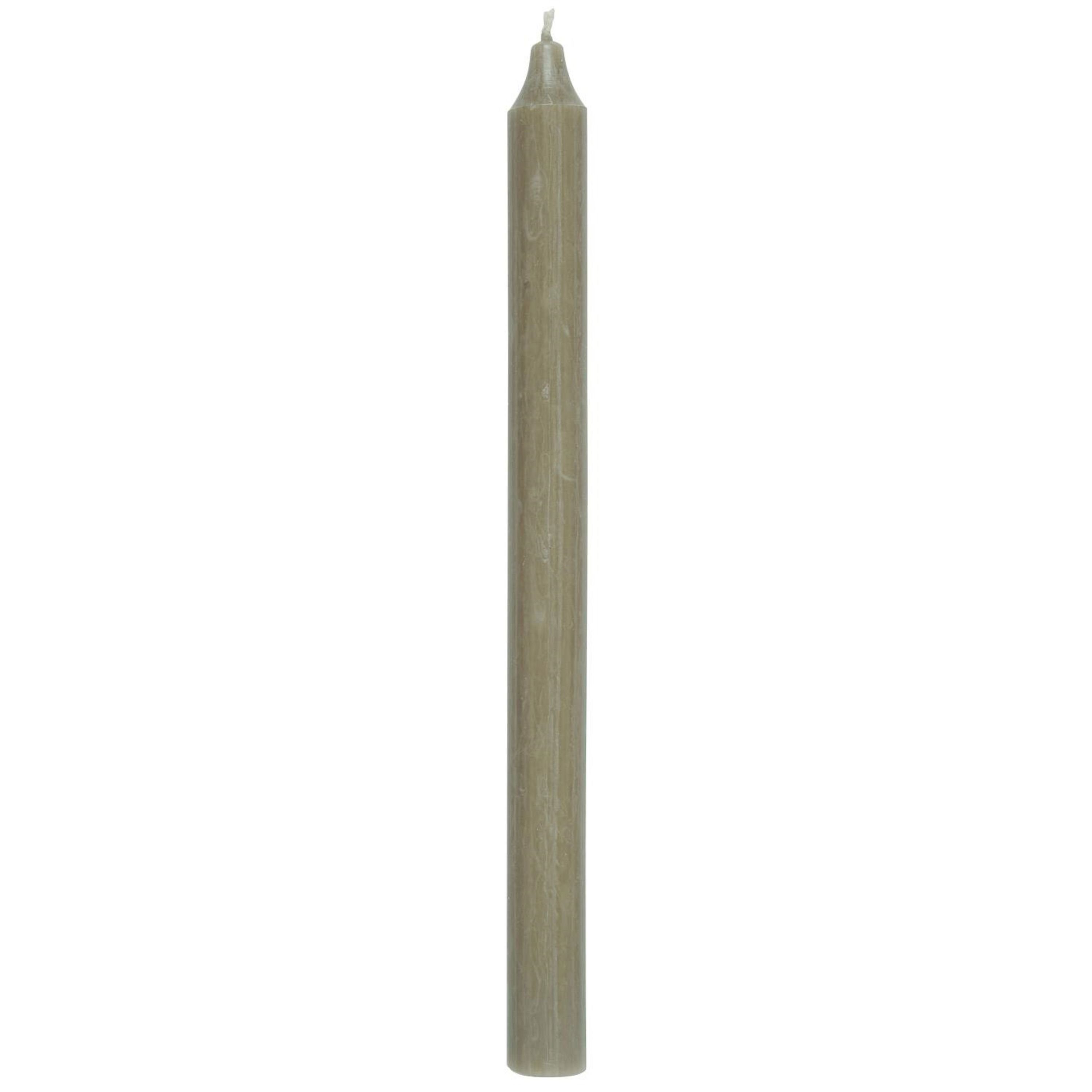 Stumpenkerze IB Laursen Stab Kerze LEINEN GRAU Tafel H=29cm Weihnachten
