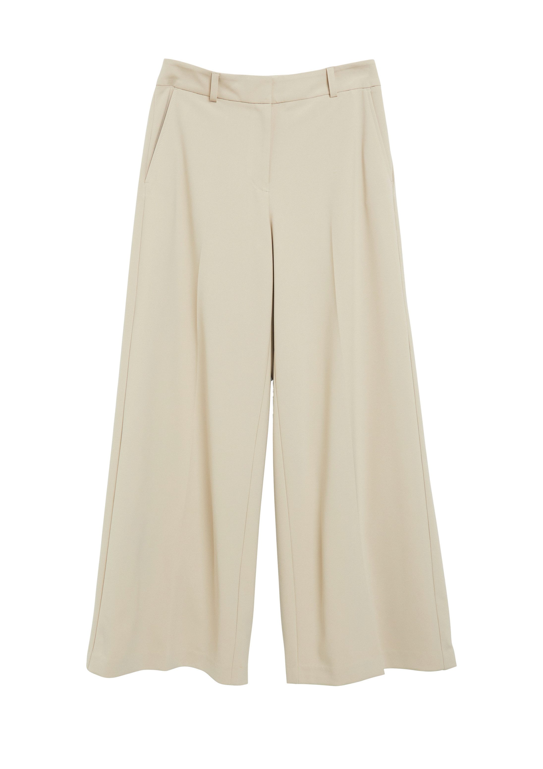 comma Chinos Hose Fließende Wide-Leg-Hose – Bild 2 von 5