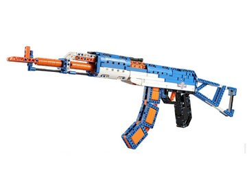 LEAN Toys Wasserpistole Sturmgewehr Set Waffe Militär Spielzeug Kalashnikow Bauen Gewehr Gun