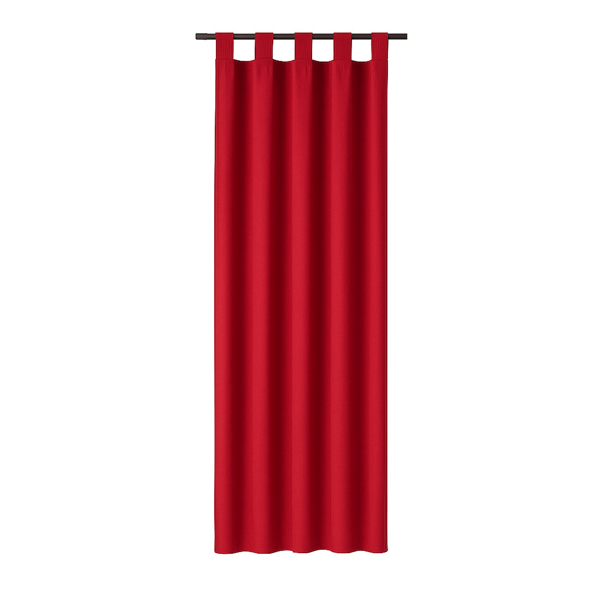 Bestlivings Vorhang "Ellen" mit Schlaufen (1 St), Schlaufen, blickdicht, einfarbig, waschbar bei 30°C, bügelleicht, trocknergeeignet