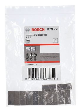 BOSCH Bohrkrone, Standard for Concrete Segmente f. Diamantbohrkrone 12 Segmente - 10 mm