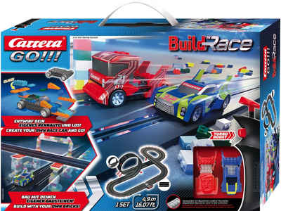 Carrera® Autorennbahn Carrera GO!!! - Build 'n Race - Racing Set 4.9 (Streckenlänge 4,9 m)