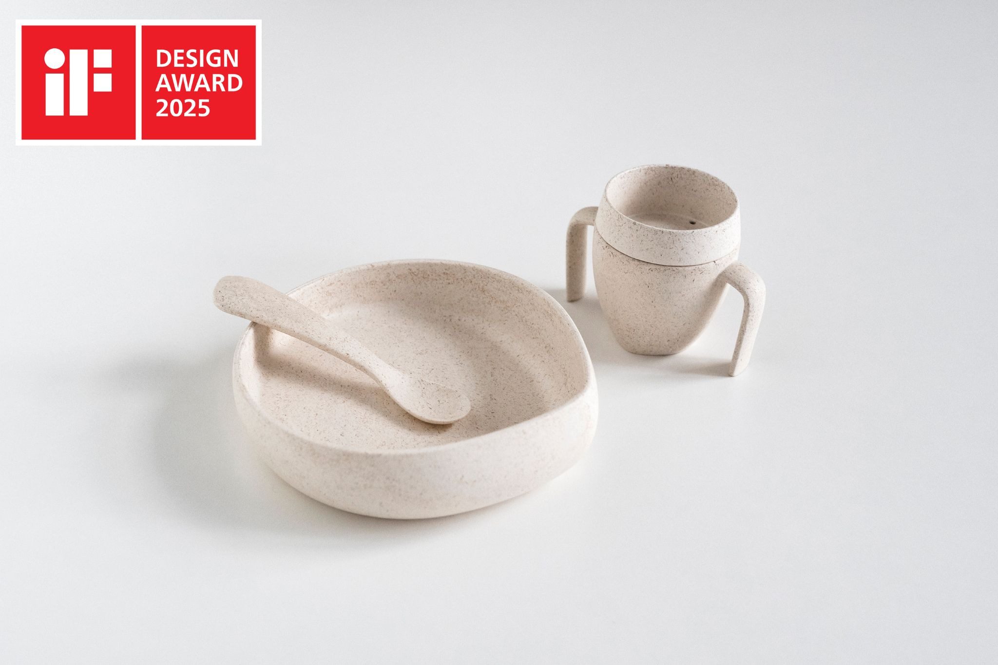 Skandino Kindergeschirr-Set Kindergeschirr-Set, 3-teilig, modernes Design (3-tlg), 1 Personen, 3 teilig für Kinder
