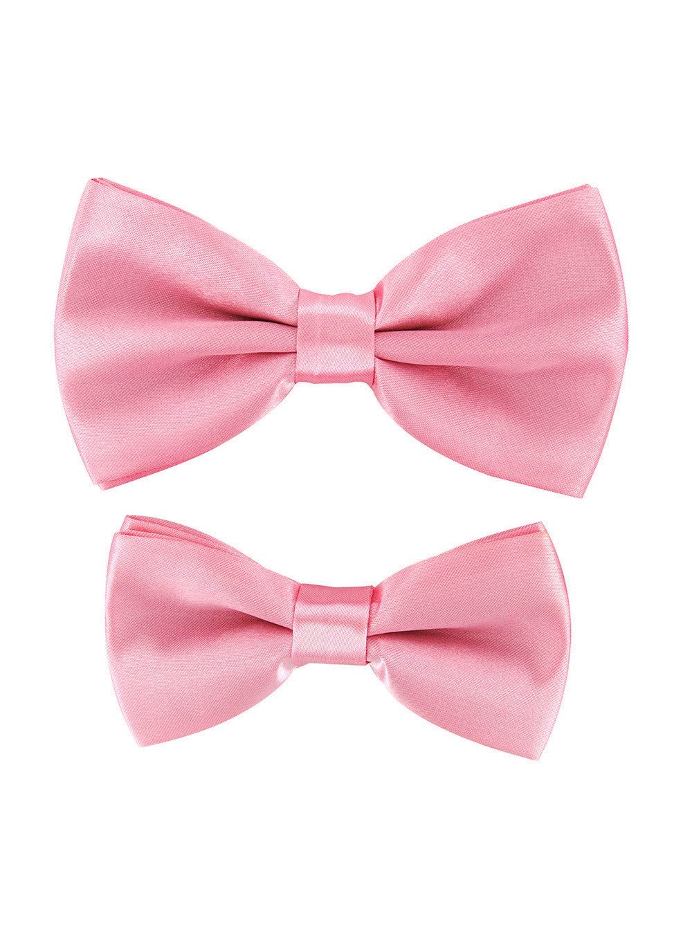 axy Fliege Fliegen Set für Vater und Sohn (2er Set, 2-St., 1x Herrenfliege und 1x Kinderfliege) Partnerlook für Herren und Kinder 1-12 Jahre alt, Familien Outfit