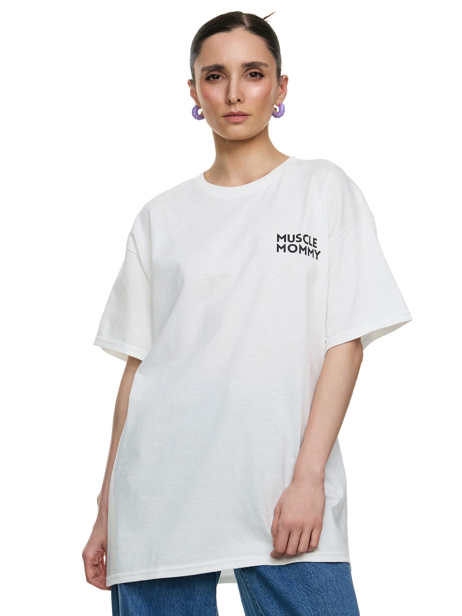 Worldclassca T-Shirt Worldclassca Oversized Print MUSCLE günstig online kaufen