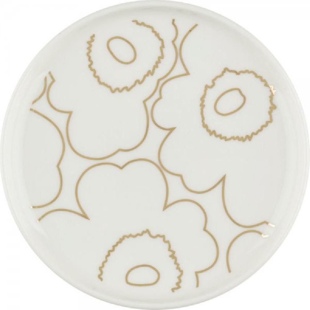 Marimekko Frühstücksteller Тарелки Oiva Piirto White Gold (13,5cm)