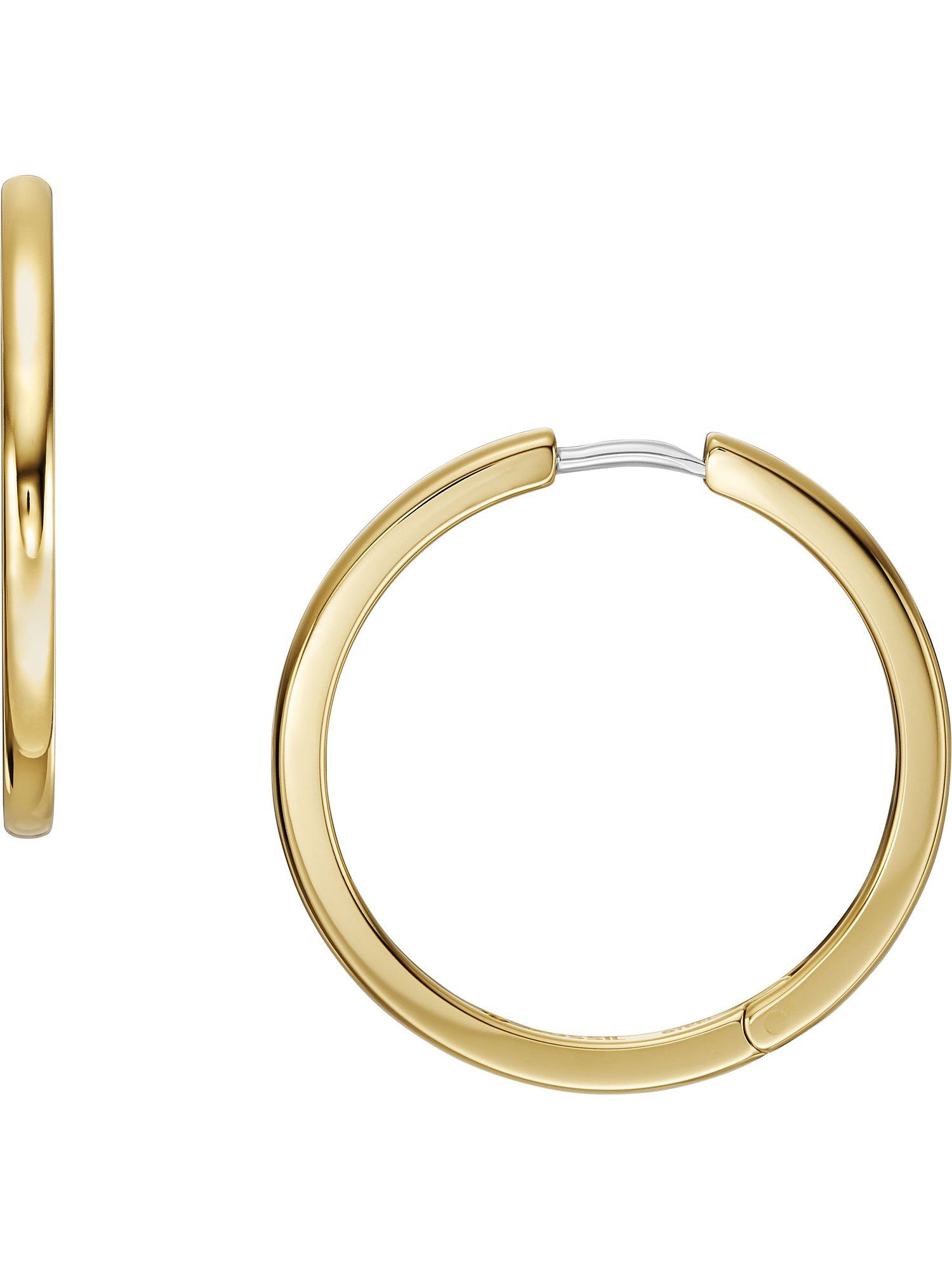 Fossil Paar Creolen Fossil Damen-Creolen Edelstahl (Paar), JEWELRY günstig online kaufen