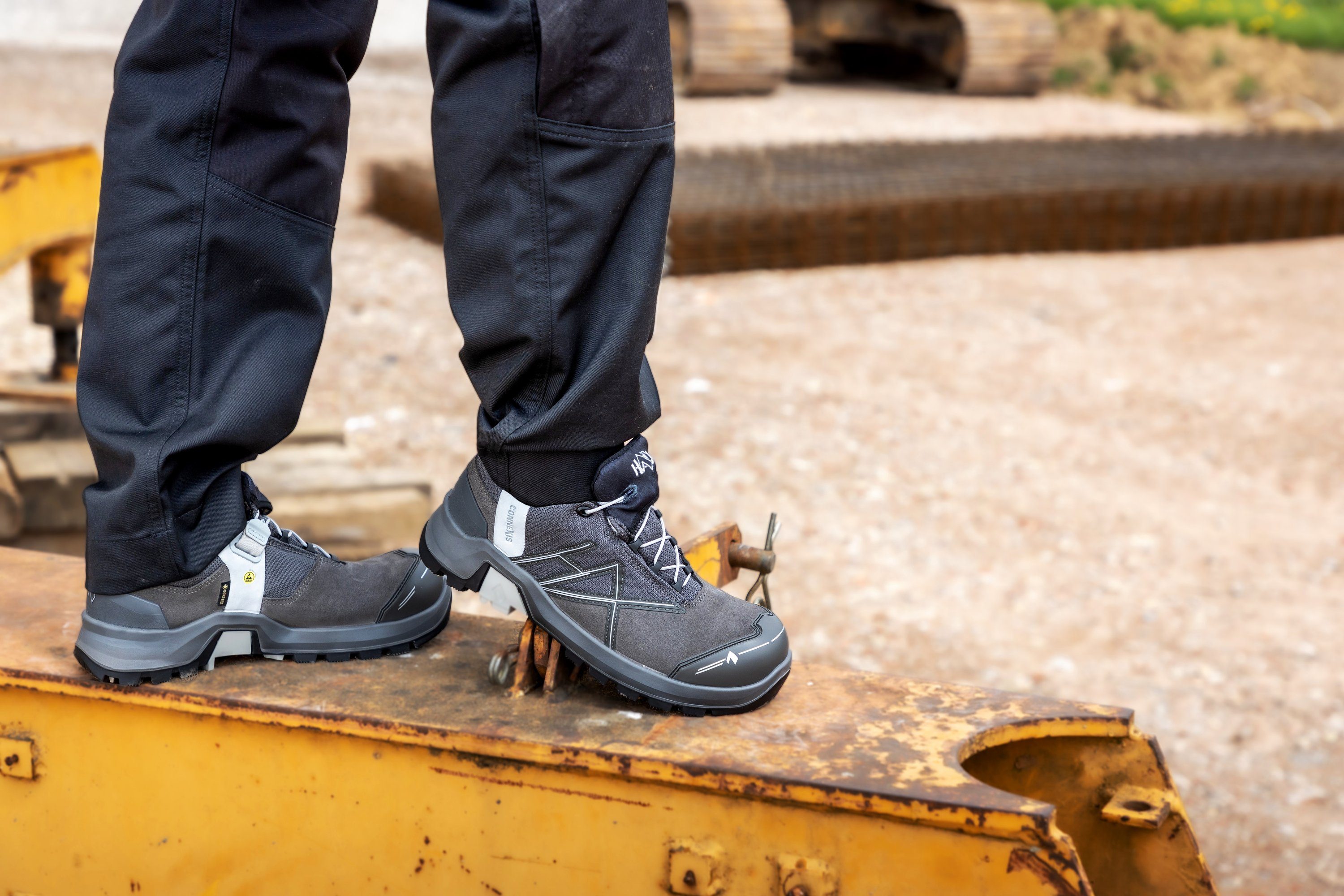 haix Haix CONNEXIS Safety+ GTX Ws low grau/silber Arbeitsschuh