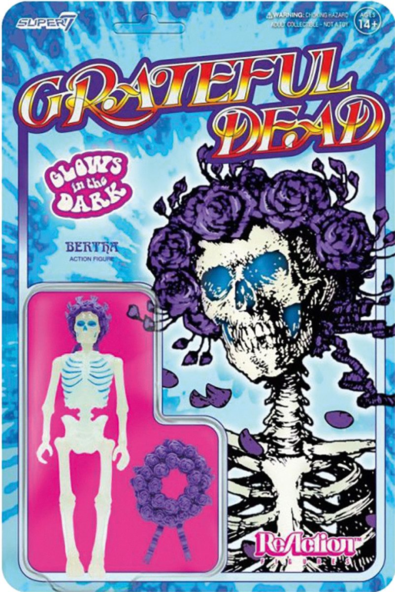 Super7 Musik-CD Actionfigur Grateful Dead Bertha Glow