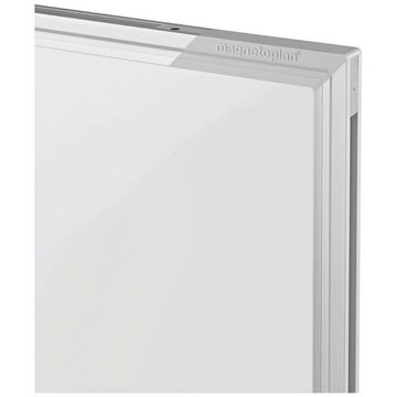 magnetoplan® Tafel Whiteboard 120,0 x 90,0 cm weiß lackierter Stahl, (Set, 1-tlg., Montagematerial, 1 Markerablage), Magnethaftend, beschreibbar