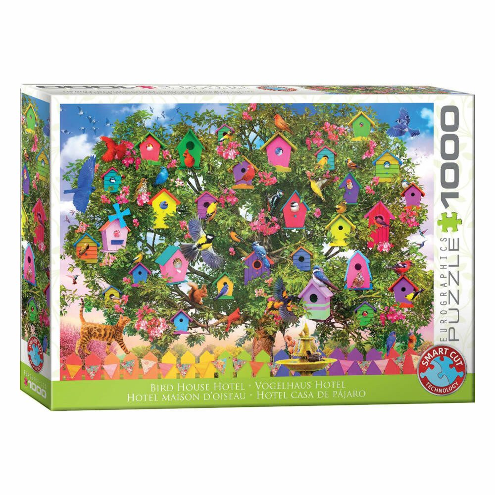 EUROGRAPHICS Puzzle Vogelhaus Hotel- Olena, 1000 Puzzleteile