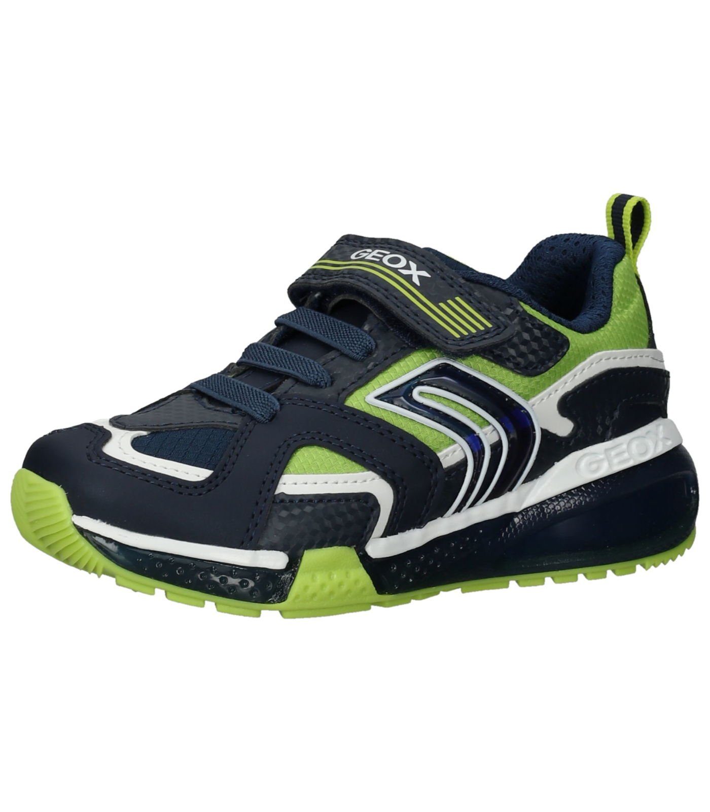 Geox Lime Sneaker Sneaker Navy Lederimitat/Textil
