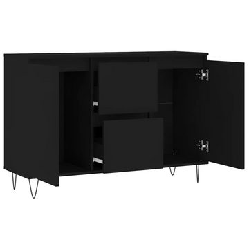 vidaXL Sideboard Sideboard Schwarz 104x35x70 cm Holzwerkstoff (1 St)