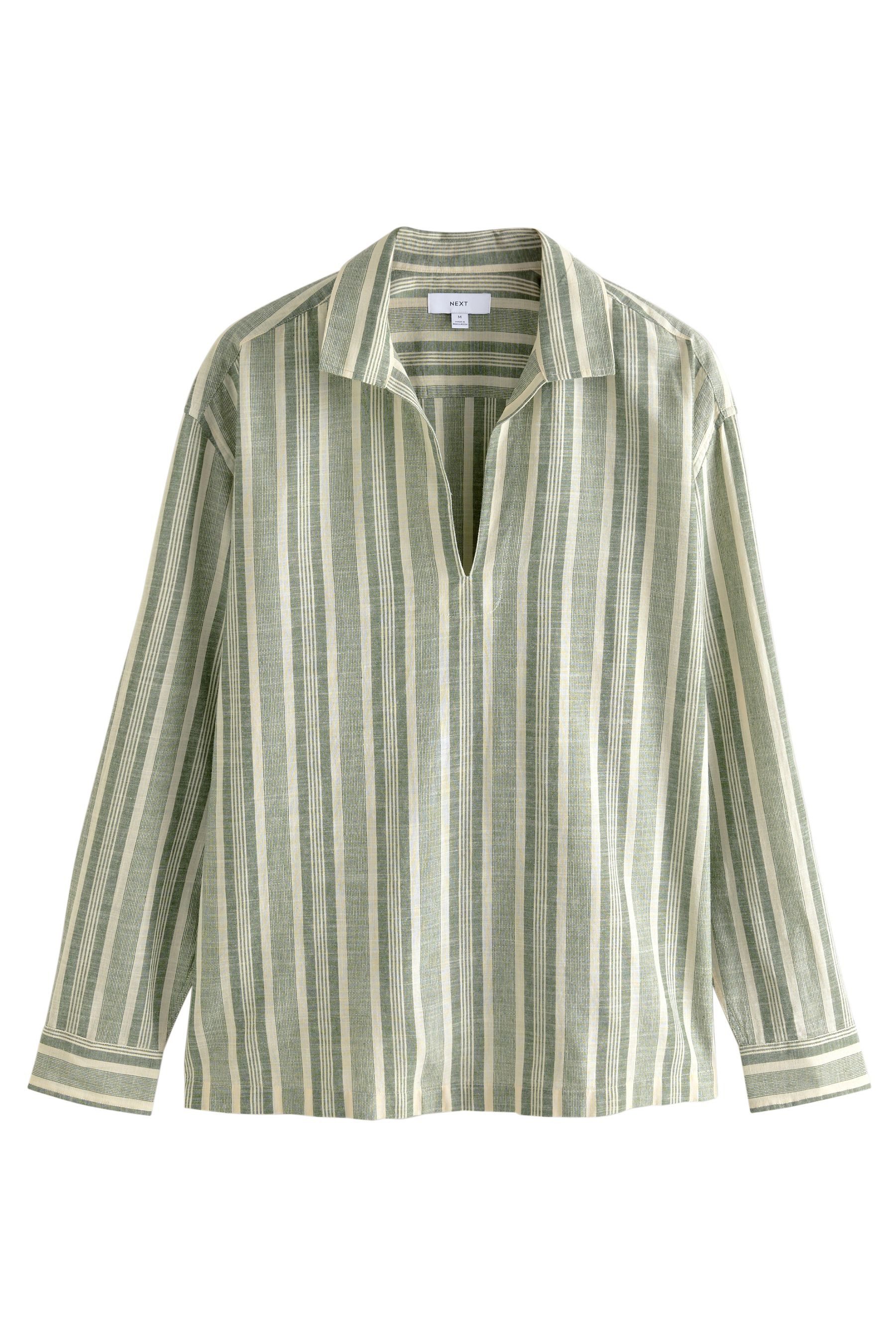 Next Langarmhemd Kurta mit Streifen aus günstig online kaufen