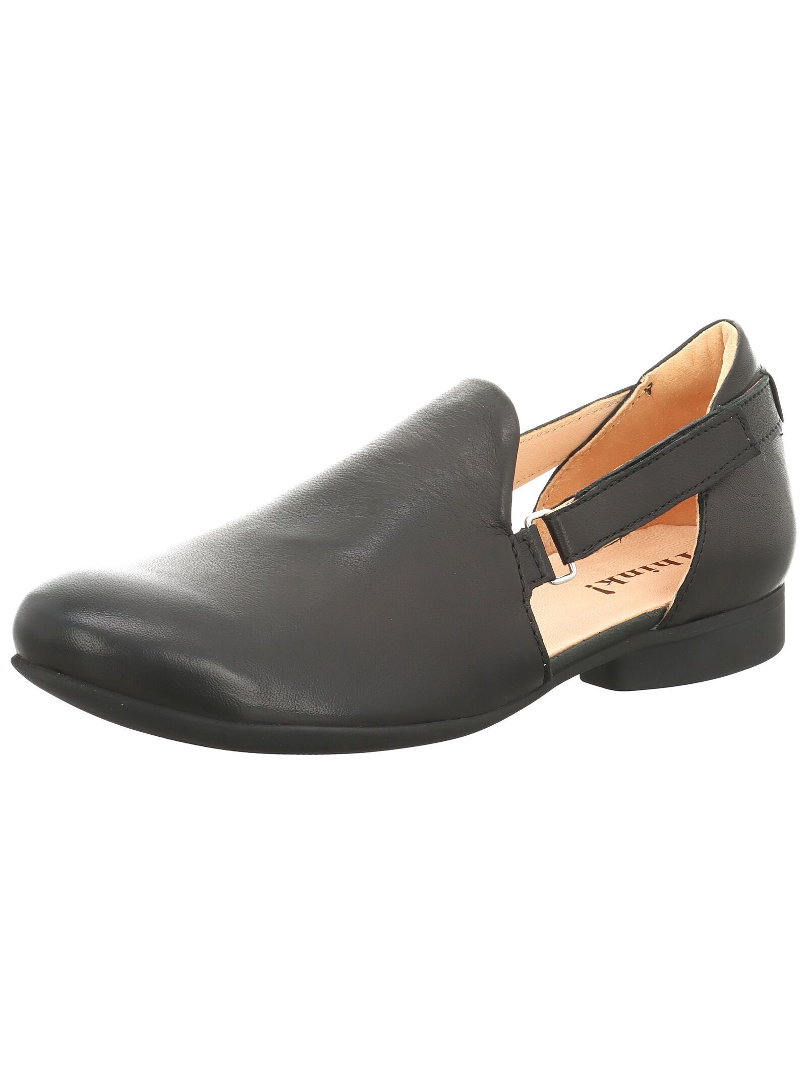 Think! Halbschuhe Leder Klettschuh