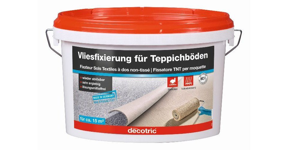 decotric® PVC-Kleber Decotric Vliesfixierung für Teppichböden 3 kg günstig online kaufen