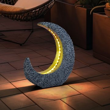 etc-shop Gartenleuchte, LED-Leuchtmittel fest verbaut, Warmweiß, Gartendeko Solarlampen für Außen Tischdeko Gartentisch Garten