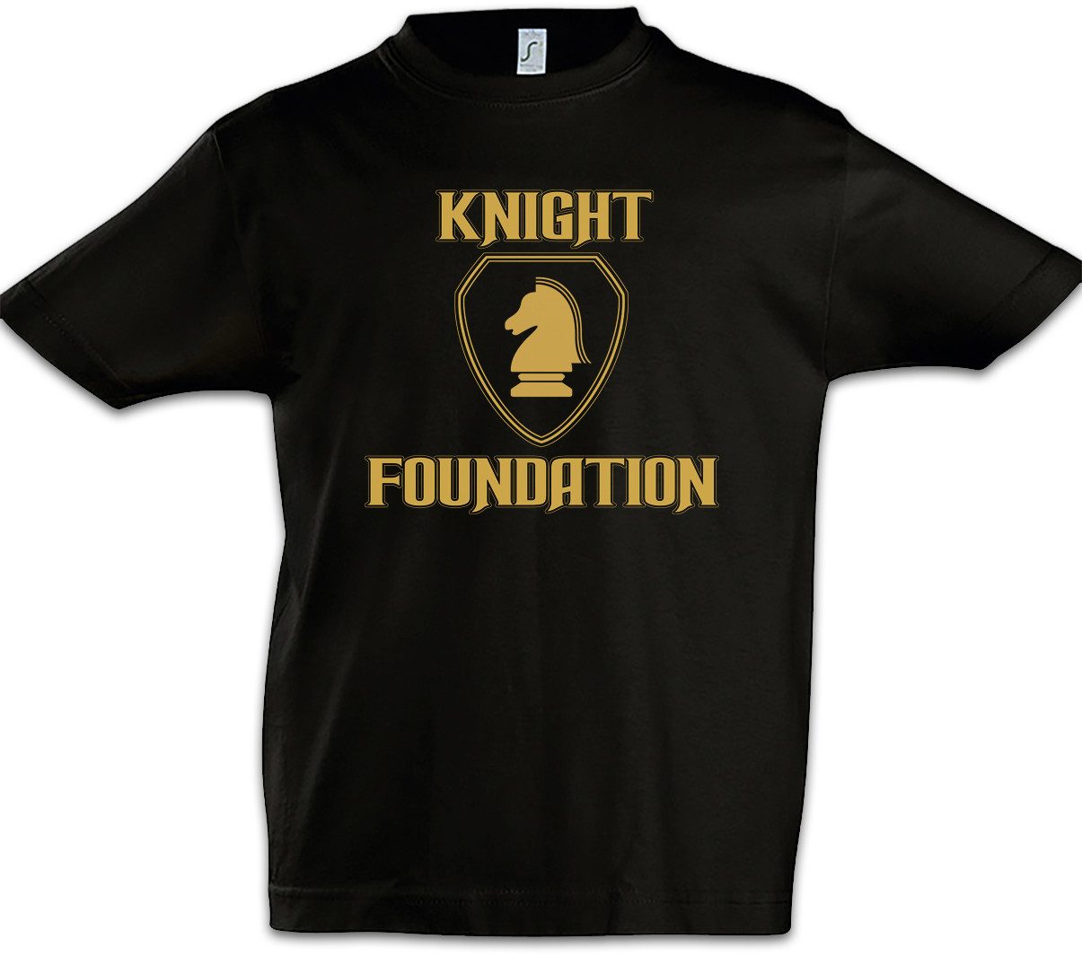 Print-Shirt White Knight Foundation Logo Kinder T-Shirt TV Rider Serie Hasselhoff