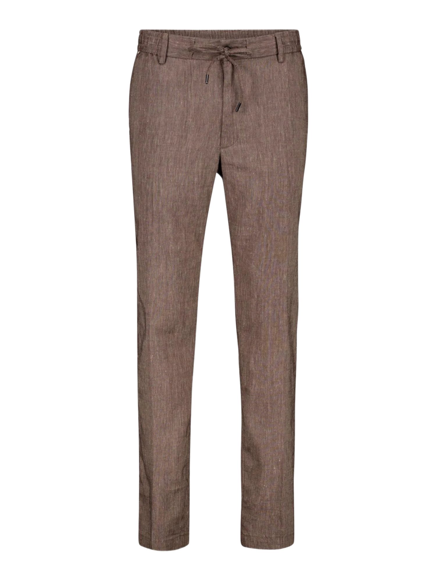 BOSS Stoffhose BOSS Men Black braun,Casual,Leinen,Unifarben,Modern Fit