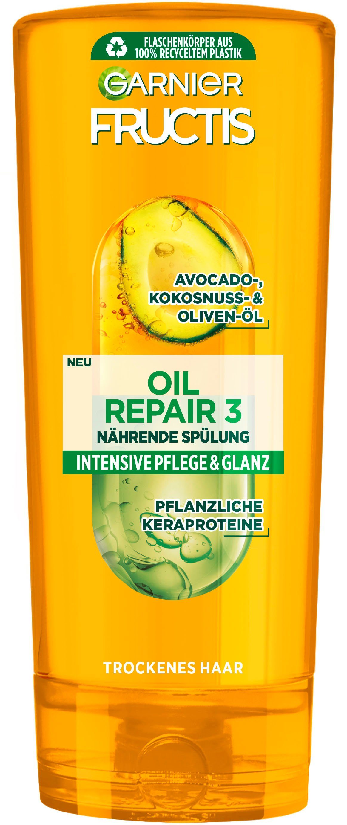 Repair Packung, 3, Spülung GARNIER Fructis Garnier Oil Haarspülung