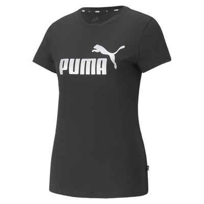PUMA T-Shirt »Essentials+ Metallic Logo Damen T-Shirt«