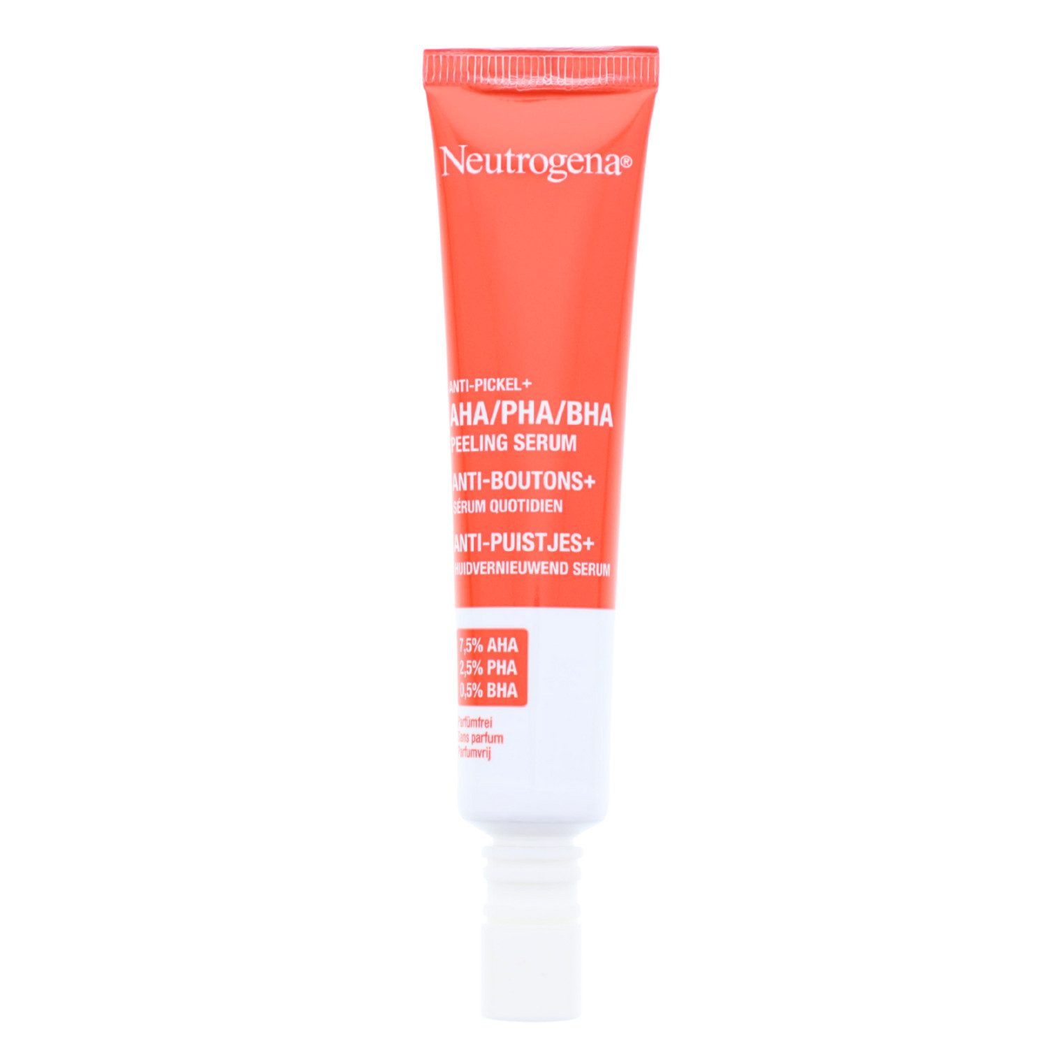 Neutrogena Gesichtspeeling Neutrogena Anti-Pickel+ Peeling Serum 30ml Parfumfrei Mit AHA PHA BHA