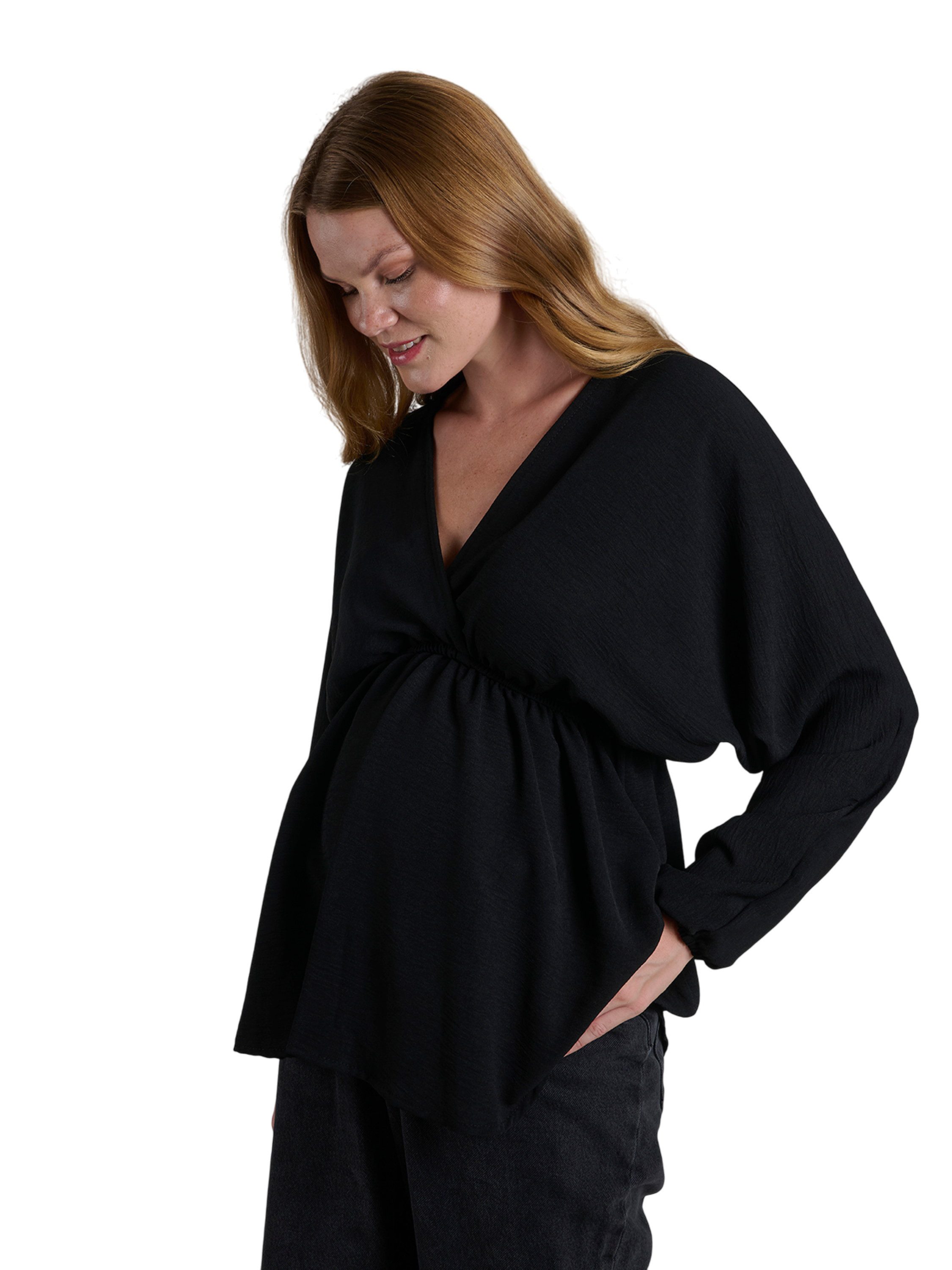 LYNMAMA Umstandsbluse Chice Damenbluse - Stilvolles Oberteil