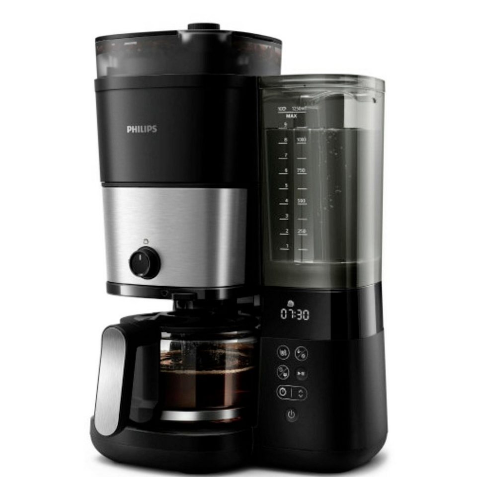 Philips Filterkaffeemaschine Philips HD7900/01 Kaffeemaschine Schwarz,  Silber Fassungsvermögen Tas