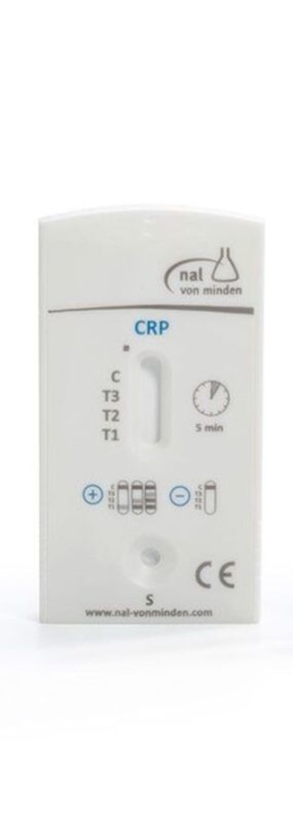 nal von minden GmbH CRP-Schnelltest NADAL CRP Test (20 Kassetten), Spar-Set, 20-tlg., Schnelle Ergebnisse, Hohe Genauigkeit: Sensitivität von 99,4 % und Spezifität von 97,1 %.