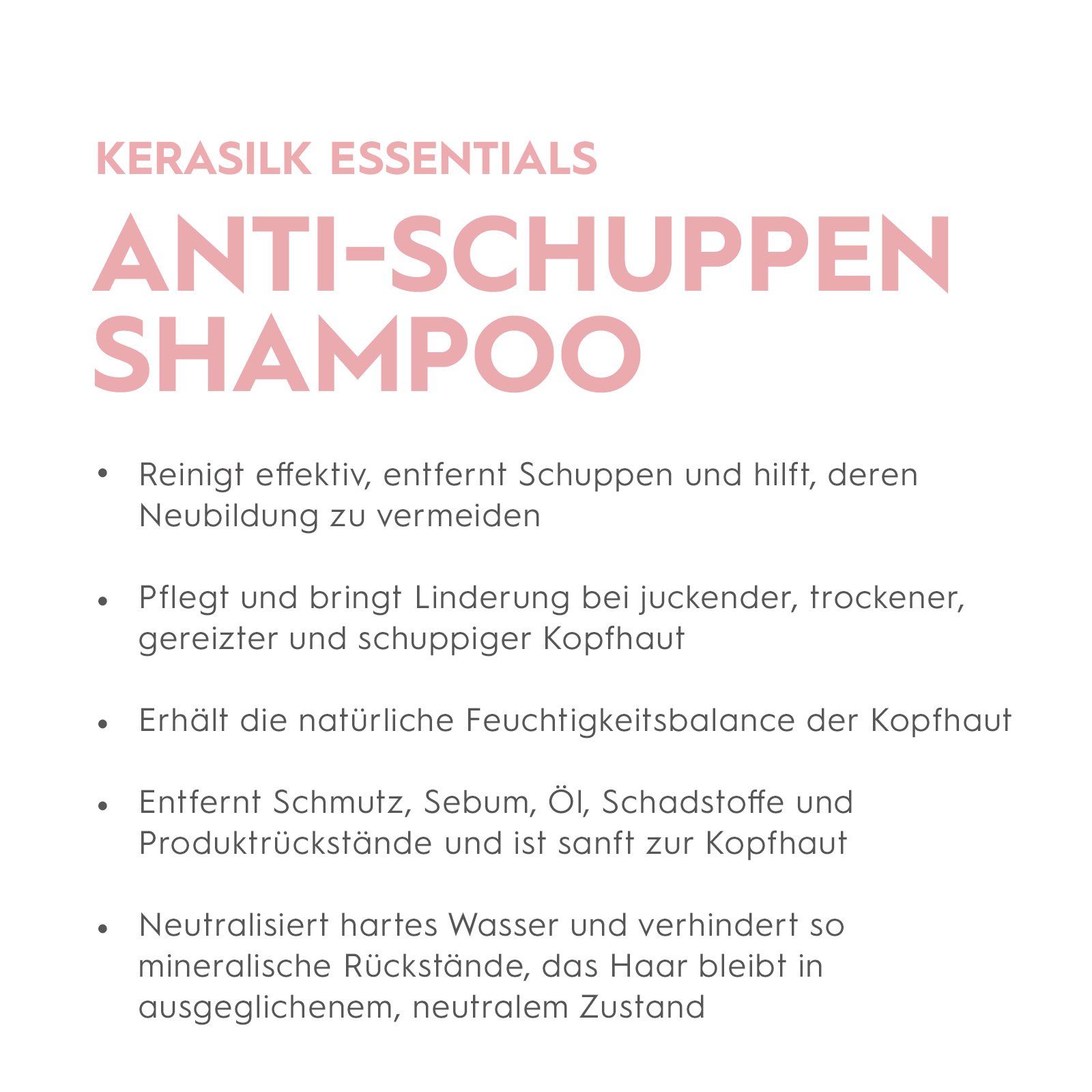 Kerasilk Haarshampoo Anti-Schuppen Shampoo, vegan 1-tlg