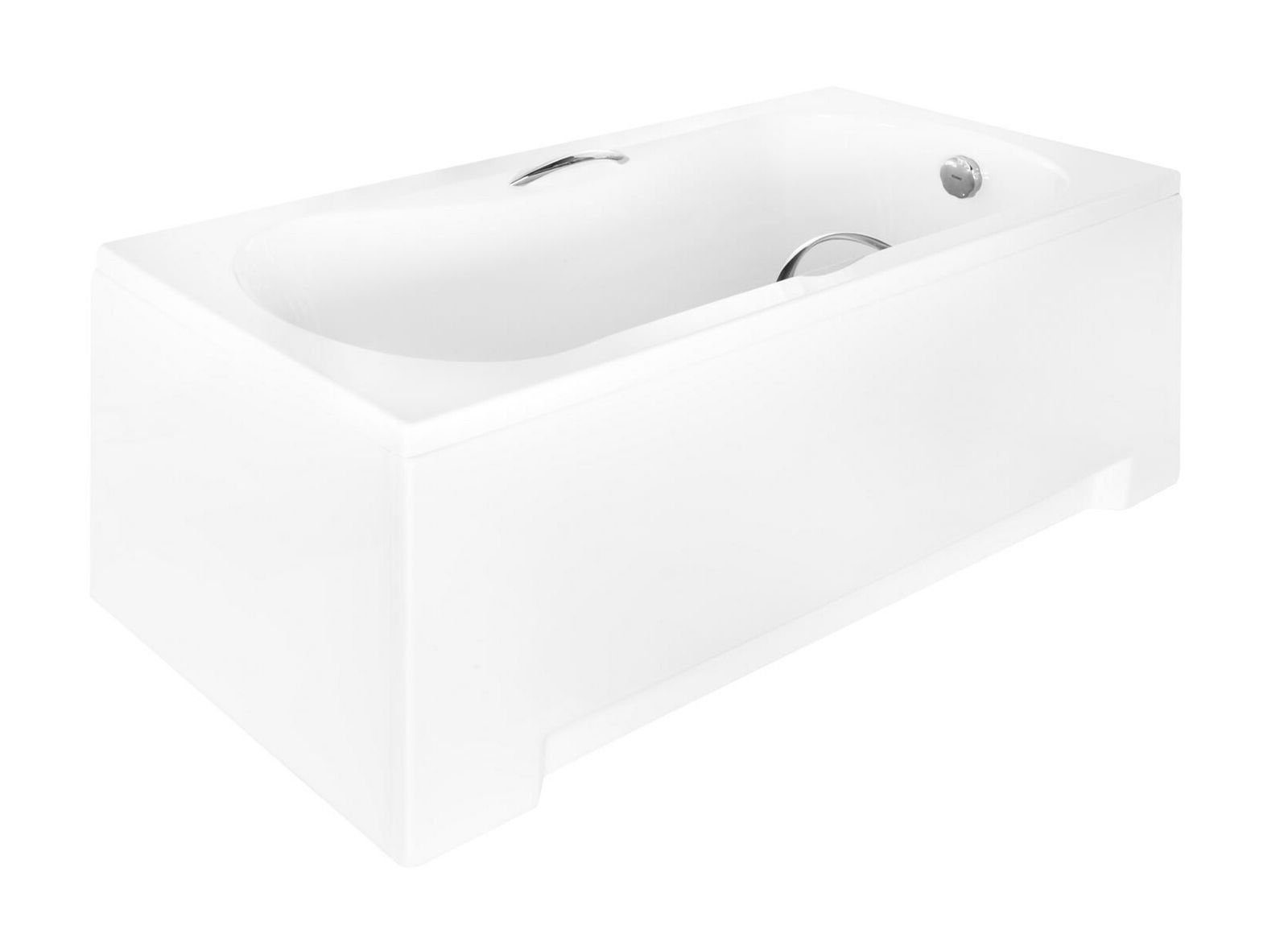 Xlmoebel Badewanne Moderne weiße Badewanne aus hochwertigem Material, Hergestellt in Europa