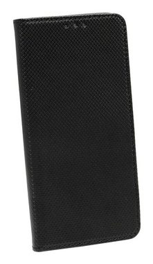 cofi1453 Handyhülle Buch Tasche "Smart" für Realme C25Y Schwarz 6,5 Zoll, Kunstleder Schutzhülle Handy Wallet Case Cover mit Kartenfächern, Standfunktion