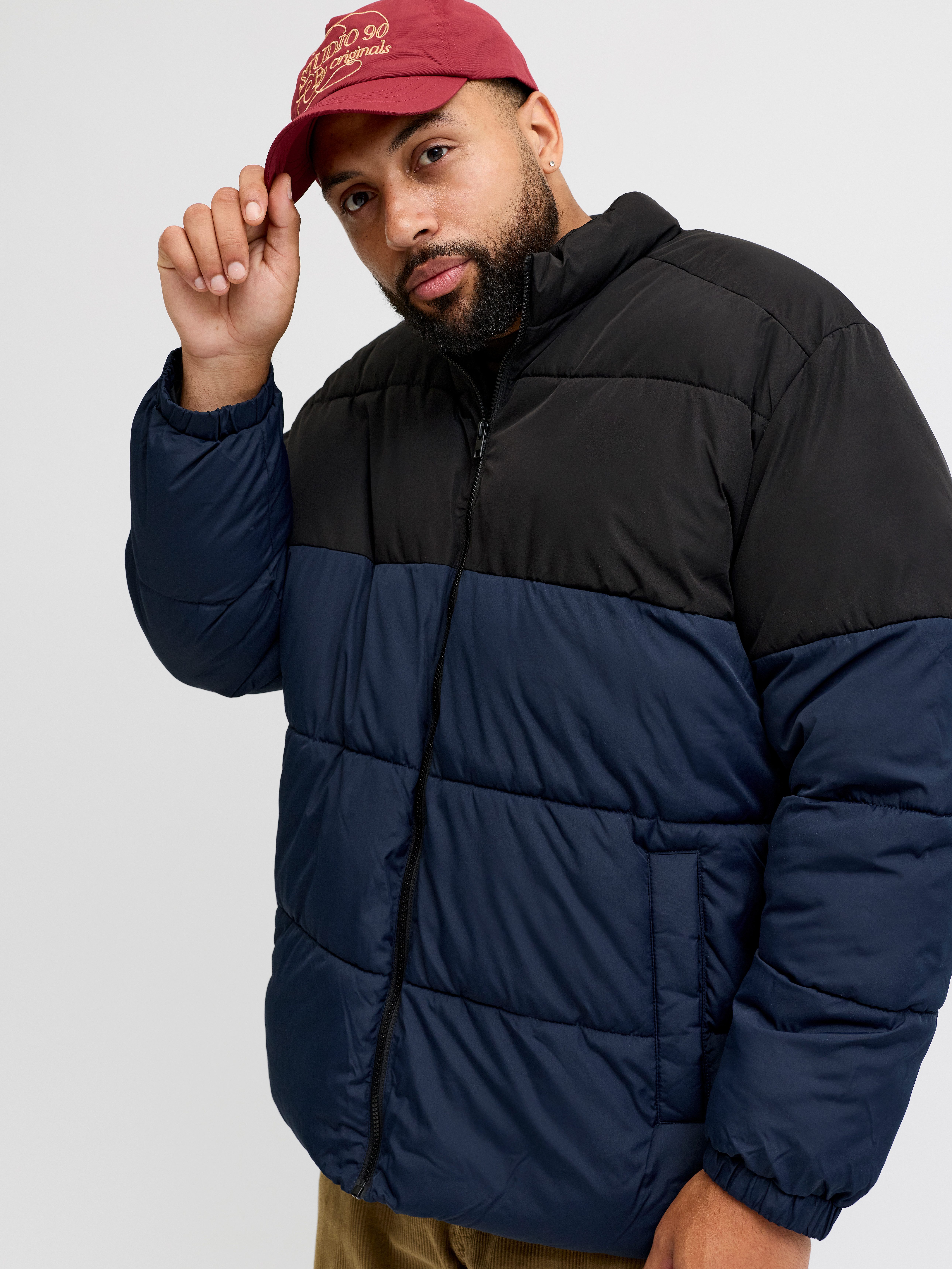 Jack & Jones PlusSize Steppjacke JJMAZE PUFFER COLLAR PLS