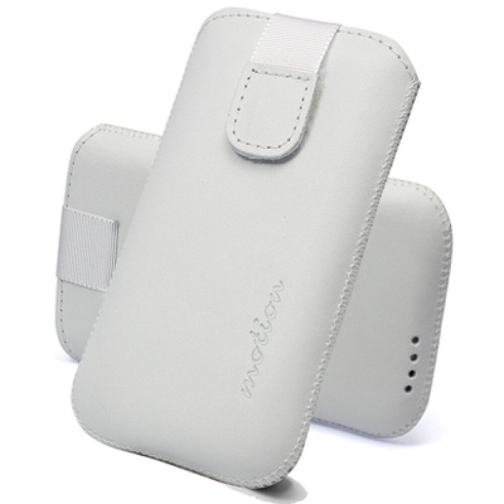 Handytasche Lederetui Handyhülle für iPhone 6 Plus Weiß (Universaltasche)