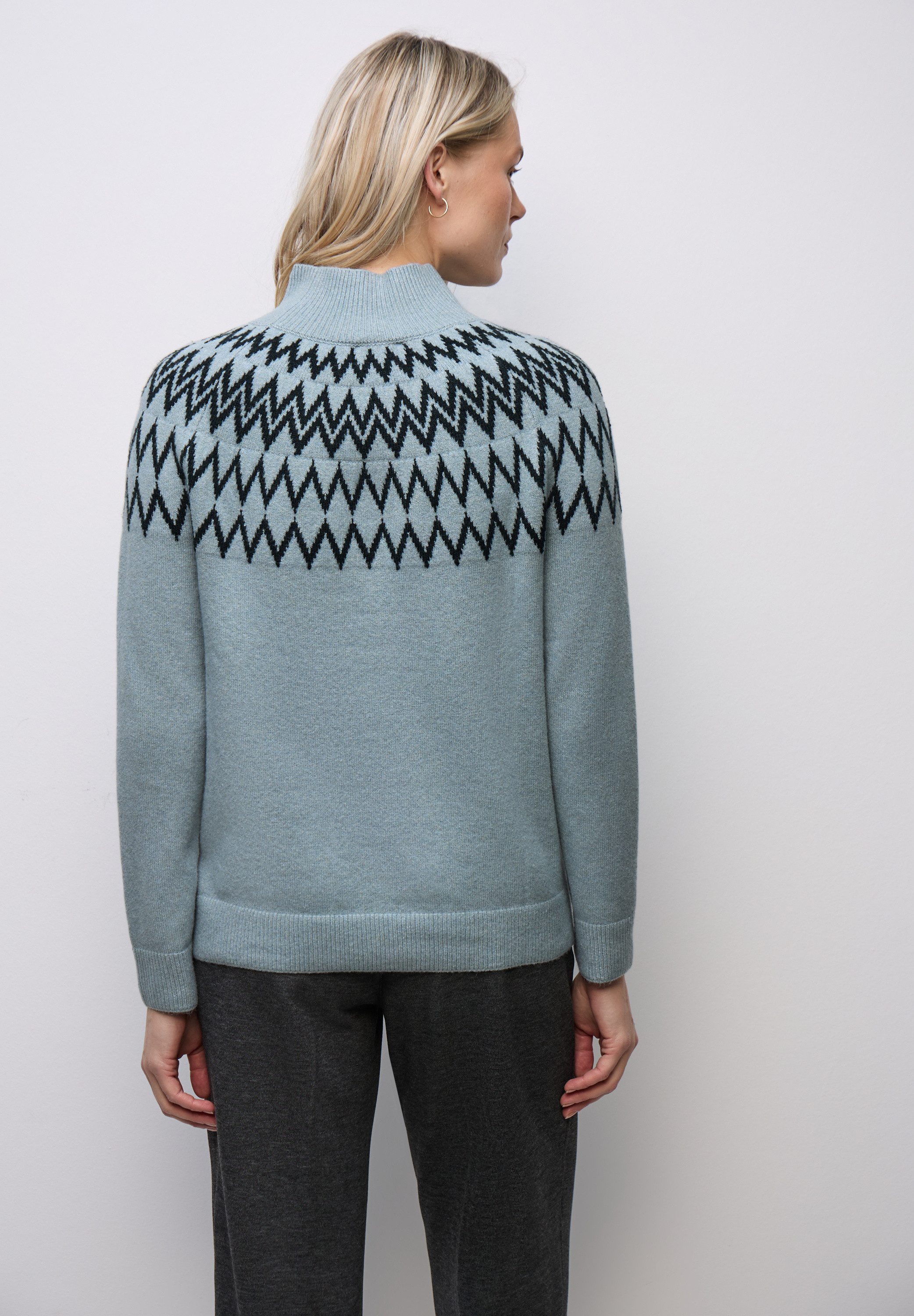STREET ONE Strickpullover im soften Baumwoll-Mix günstig online kaufen