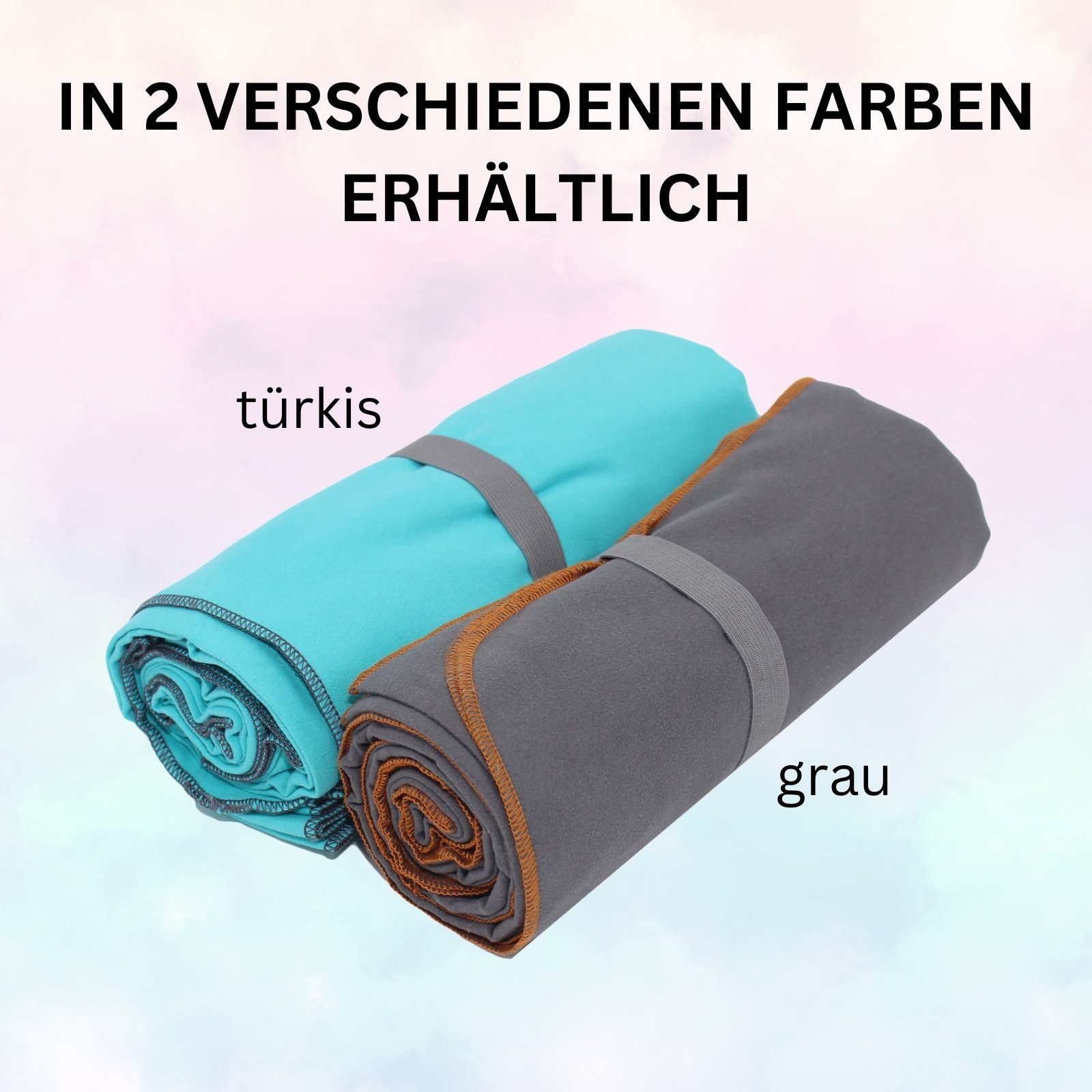 MOON Heimtextilien Strandtuch Serie Aida - ca. 100x200 cm, schnelltrocknend, wasserabsorbierend