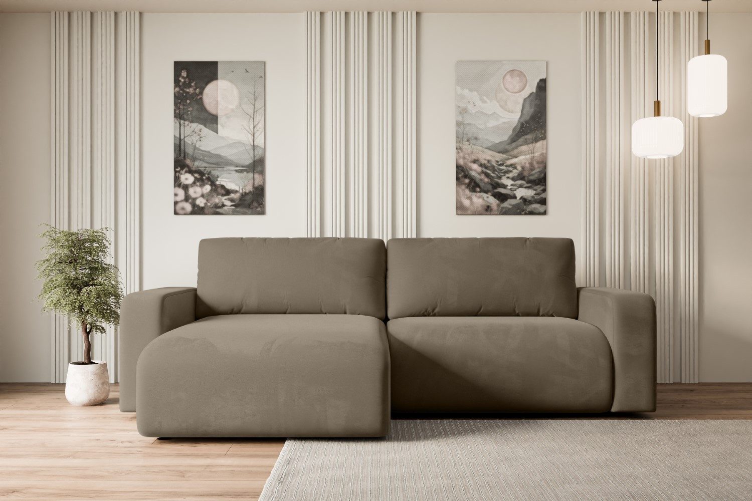 ALTDECOR Ecksofa KLEEA-L, Couch mit Schlaffunktion, günstig online kaufen