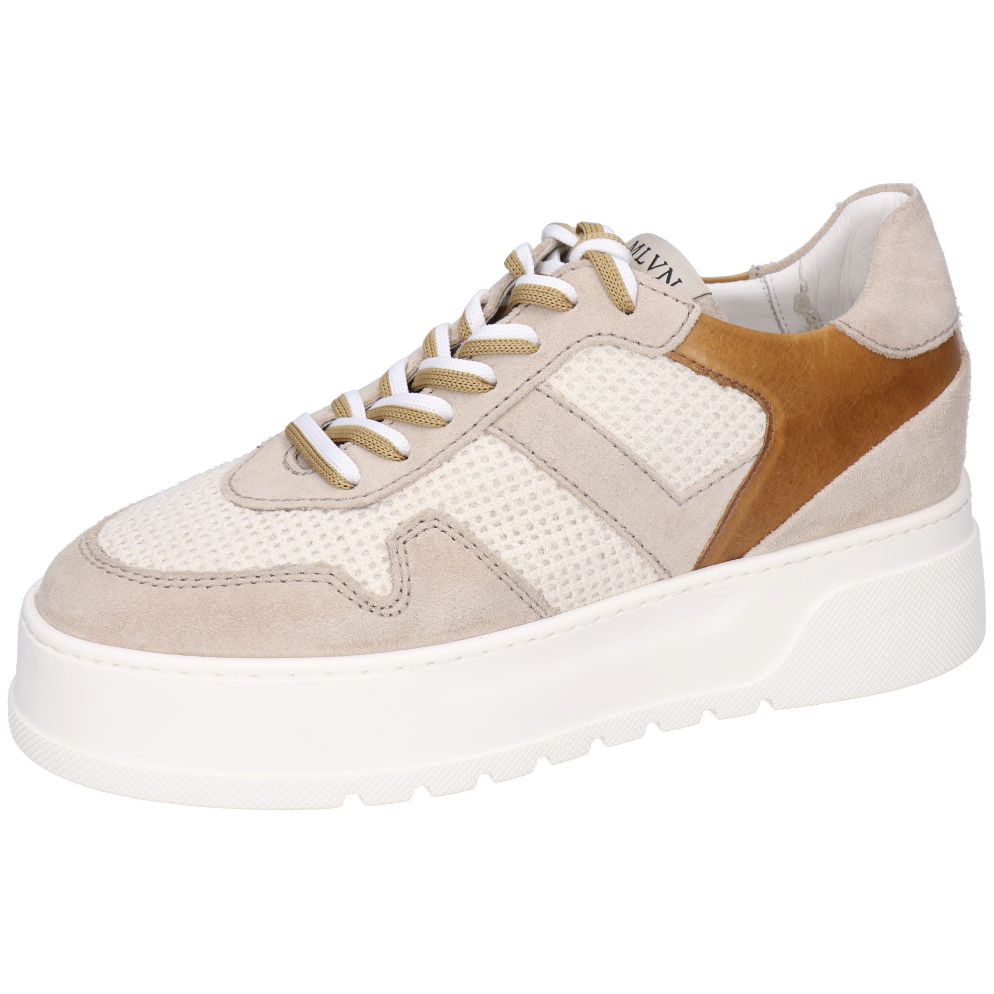 Melvin & Hamilton Alga 2 Leder-Sneakers für Damen Sneaker Plateausohlen, Echtes Leder, Herausnehmbare Innensohle